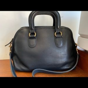 Coach vintage black top handle Baxter doctors bag
